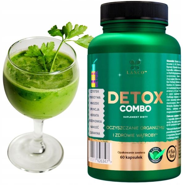 Lanco Nutritions Detox Combo 60 kapsułek wspomaga wątrobę zdjęcie 1