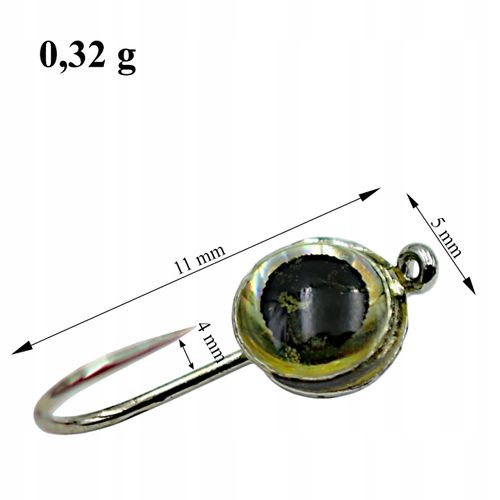 Mormyszka Wolframowa przynęta Podlodowa z oczkiem na Arena.pl