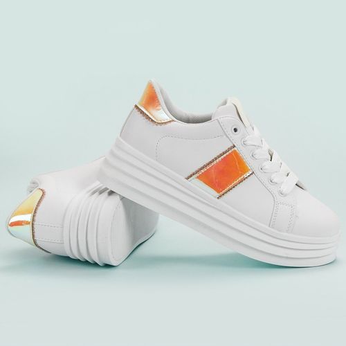 Białe Obuwie Na Platformie r.41 na Arena.pl