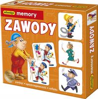 GRA PAMIĘCIOWA MEMORY MEMO ZAWODY gra edukacyjna dla dzieci +4 lata