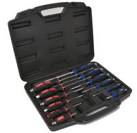 ZESTAW WKRĘTAKÓW ŚRUBOKRĘTÓW WKRĘTAKI ŚRUBOKRĘTY DO POBIJANIA 12 el