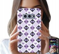ETUI DO SAMSUNG GALAXY S10E - MODNE SERCA KOKARDKI KOKARDA + FOLIA