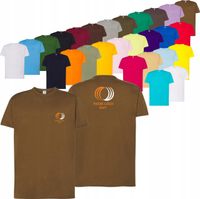 męska KOSZULKA T-SHIRT z własnym HAFTEM LOGO firmowa reklamowa 20 szt