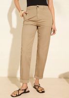 Camelowy - Dopasowane spodnie chinosy Friends Like These 42