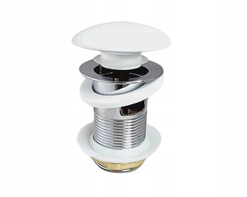 KOREK DO UMYWALKI CERAMICZNY Biały umywalkowy z przelewem na Arena.pl