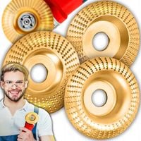 3x Tarcza do szlifowania drewna TARNIK szlifierki WYPUKŁA +WKLĘSŁA