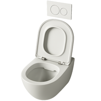 Miska wc rimless biała deska wolnoopadająca duroplast spłukiwanie 49 cm