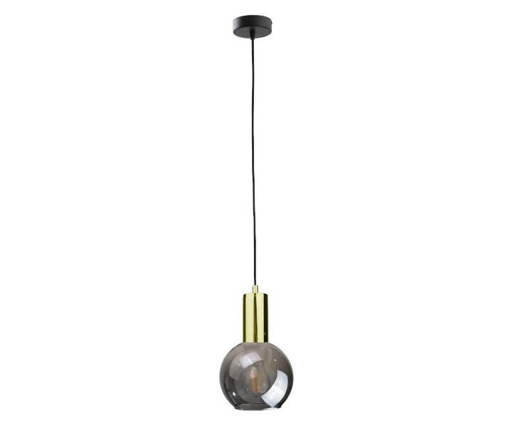 Lampa wisząca 1xE27 SUPRA BLACK/GOLD zdjęcie 1
