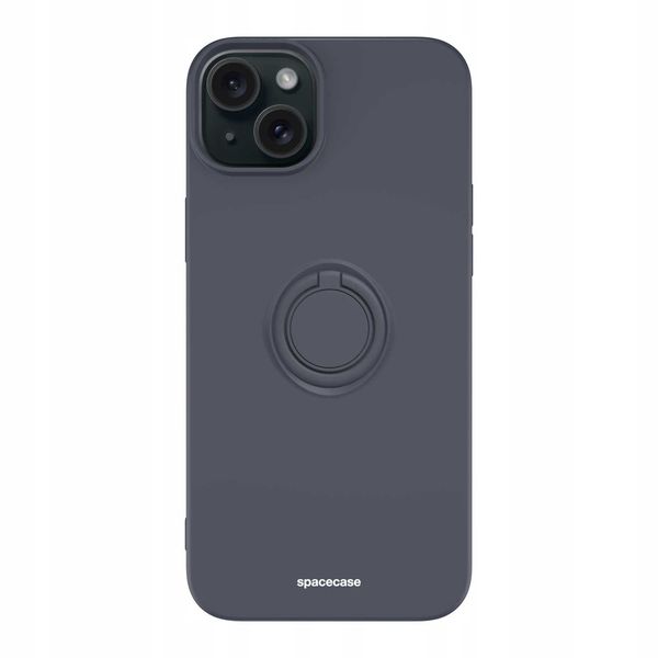 Spacecase Silicone Ring Iphone 15 Plus Black zdjęcie 7