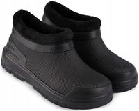 KALOSZE MĘSKIE OCIEPLANE niskie piankowe zimowe lekkie chodaki EVA 43