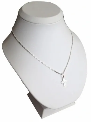 Łańcuszek srebrny z zawieszką (krzyżyk srebrny) zdjęcie 3