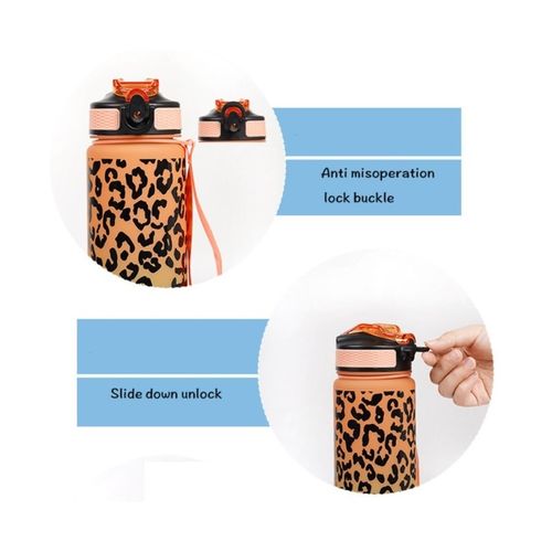 butelka na wodę, bidon panterka 1l ombre biały z czarnym bd43wz1 na Arena.pl