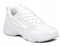 Buty damskie Fila Felice sneakersy sportowe lekkie białe sznurowane 41