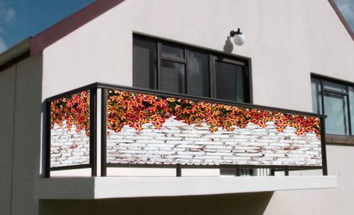 OSŁONA BALKONOWA mata na balkon siatka NA WYMIAR dużo wzorów na Arena.pl