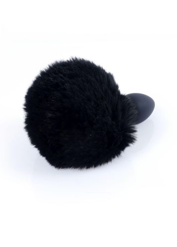 Plug-Jewellery Silicon Plug - Bunny Tail - Black na Arena.pl