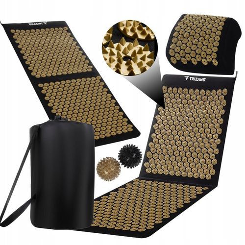 Mata do akupresury TRIZAND + 2 x piłka + poduszka masaż kręgosłupa RELAKS na Arena.pl