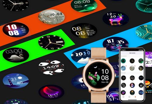 smartwatch damski rubicon rnbe66 black smarub124 na Arena.pl