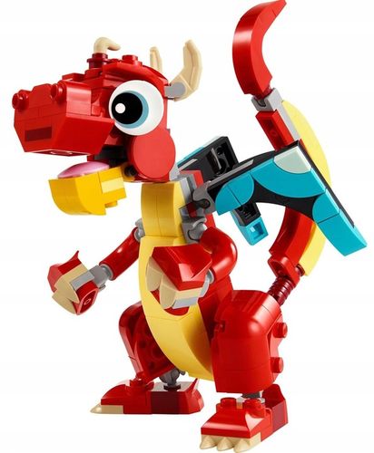 Lego Creator 3 w 1 Magiczny Jednorożec 31140 + Lego Czerwony Smok 31145 na Arena.pl