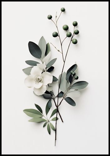 Plakat 70x100cm Papierowy Kwiat na Arena.pl