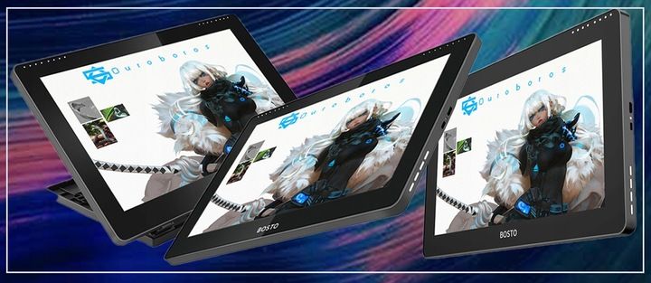 Tablet graficzny BOSTO 16HD 15.6'' LCD z piórem zdjęcie 16