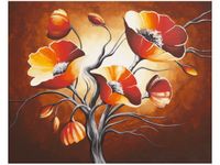 40X50CM MAKI BRĄZACH OBRAZ