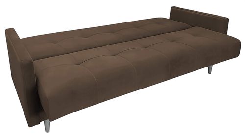 Wersalka Skandynawska Leoni Z Funkcją Spania Brązowa na Arena.pl