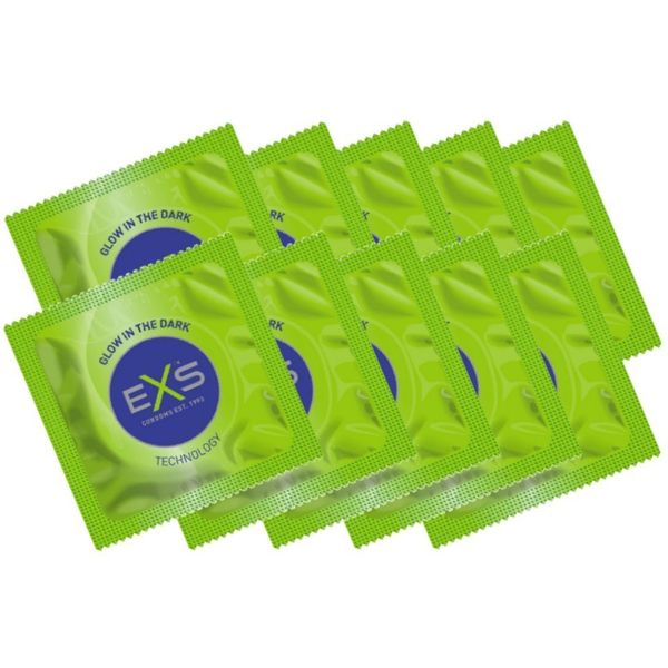 Prezerwatywy Fluorescencyjne - Exs Glow In The Dark zdjęcie 1