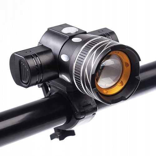 MOCNA LAMPKA ROWEROWA LED XML-T6 CREE USB ZOOM na Arena.pl