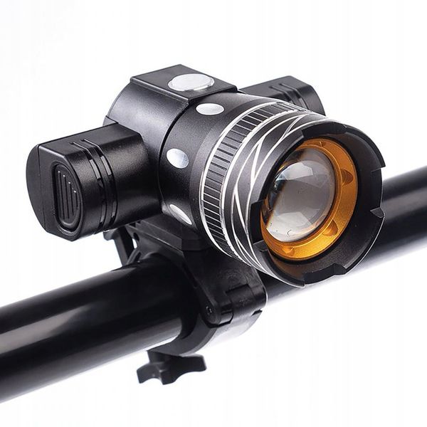MOCNA LAMPKA ROWEROWA LED XML-T6 CREE USB ZOOM zdjęcie 12