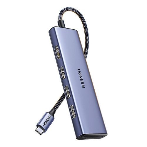 adapter hub ugreen revodok cm511 usb-c do hdmi, 3x usb-a 3.0, sd/tf na Arena.pl