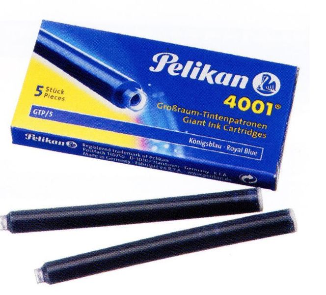 NABOJE PELIKAN DŁUGIE NIEBIESKIE zdjęcie 1