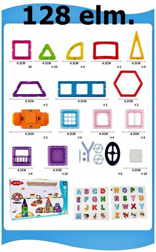 Klocki Magnetyczne – Buduj, Twórz I Odkrywaj Świat , Zostań Budowniczym! na Arena.pl