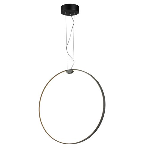 Lampa wisząca ACIRCULO led czarna 60 cm na Arena.pl