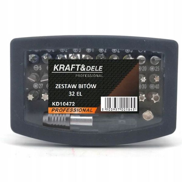 Zestaw bits bitów 32 elementy kraft&dele KD10472 zdjęcie 7