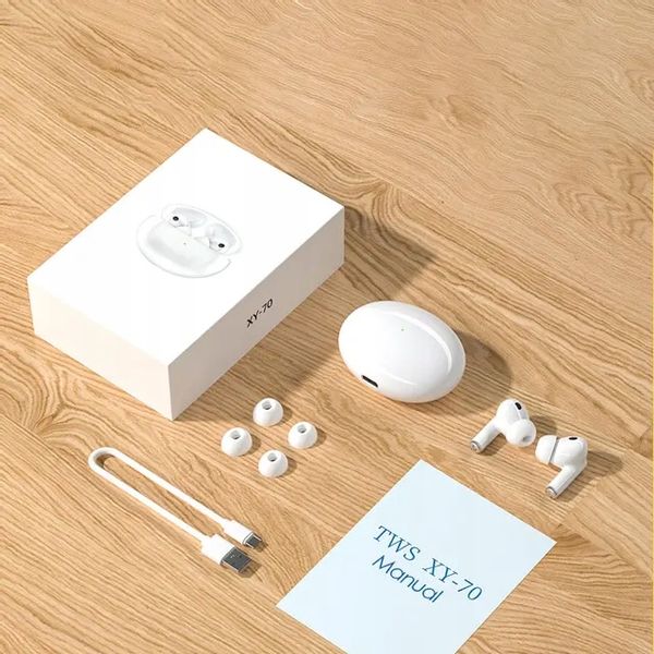 SŁUCHAWKI BEZPRZEWODOWE ANC TWS XY70 WODOODPORNE GAMINGOWE BLUETOOTH 5.3 zdjęcie 8