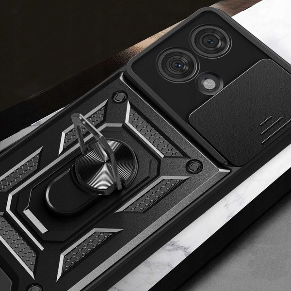 Spacecase Camring Motorola Edge 40 Neo Black zdjęcie 6