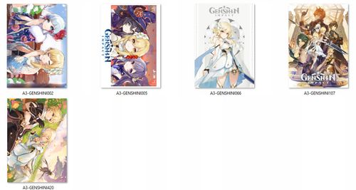 Plakaty Genshin Impact Lumine DO WYBORU na Arena.pl