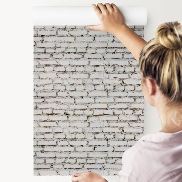 Tapeta Stara Ceglasta Ściana zdjęcie 4