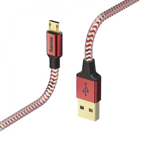 KABEL ŁADUJĄCY/DATA USB MICRO REFLECTED 1,5 CZERWONY na Arena.pl