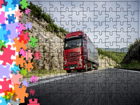 Puzzle tradycyjne Ciężarówki