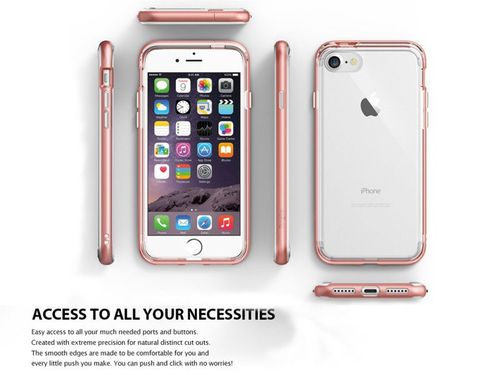 Etui Ringke Fusion Frame iPhone 7 Ice Silver na Arena.pl