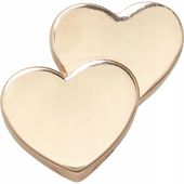 Przypinka Crocs Jibbitz Pin Do Butów Gold Double Heart