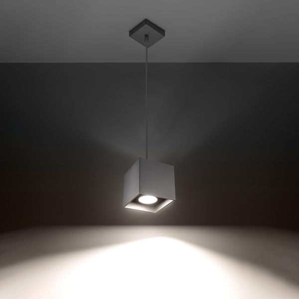 Lampa wisząca QUAD 1 szary zdjęcie 3