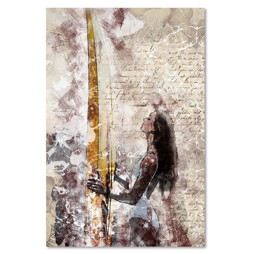 Deco Panel, Surferka abstrakcja 60x90 na Arena.pl
