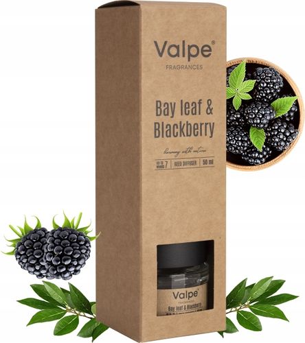 valpe dyfuzor zapachowy z patyczkami liść laurowy - jeżyna 50 ml dz50-325 na Arena.pl
