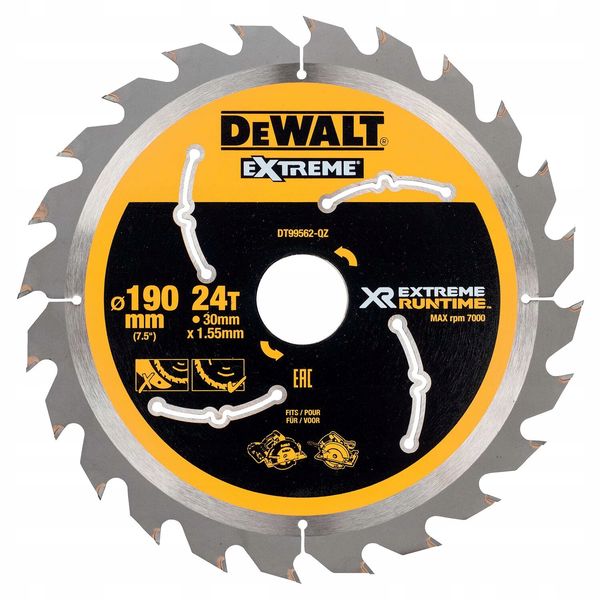 DeWalt 190mm/30mm DT99562QZ zdjęcie 6