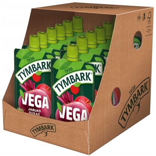 Tymbark Mus Jabłko Burak Truskawka 100 g 12 sztuk na Arena.pl