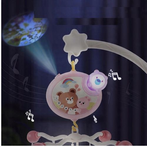 Karuzela do Łóżeczka Projektor Muzyka Pilot dla Chłopca Dziewczynki CE na Arena.pl