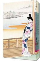 Obraz 30x50cm The Call of the Cuckoo, Gekko Japoński Vintage