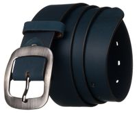 pasek skórzany szeroki lady no.4 navy 100